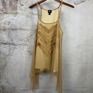Icon-denim Women's Tan and Cream Vest